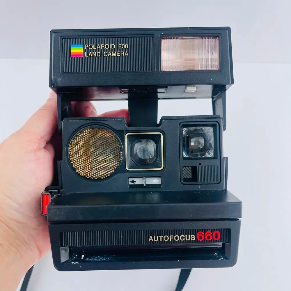 Polaroid 600 Land Camera Autofocus 660 Vintage Original Strap Instructions